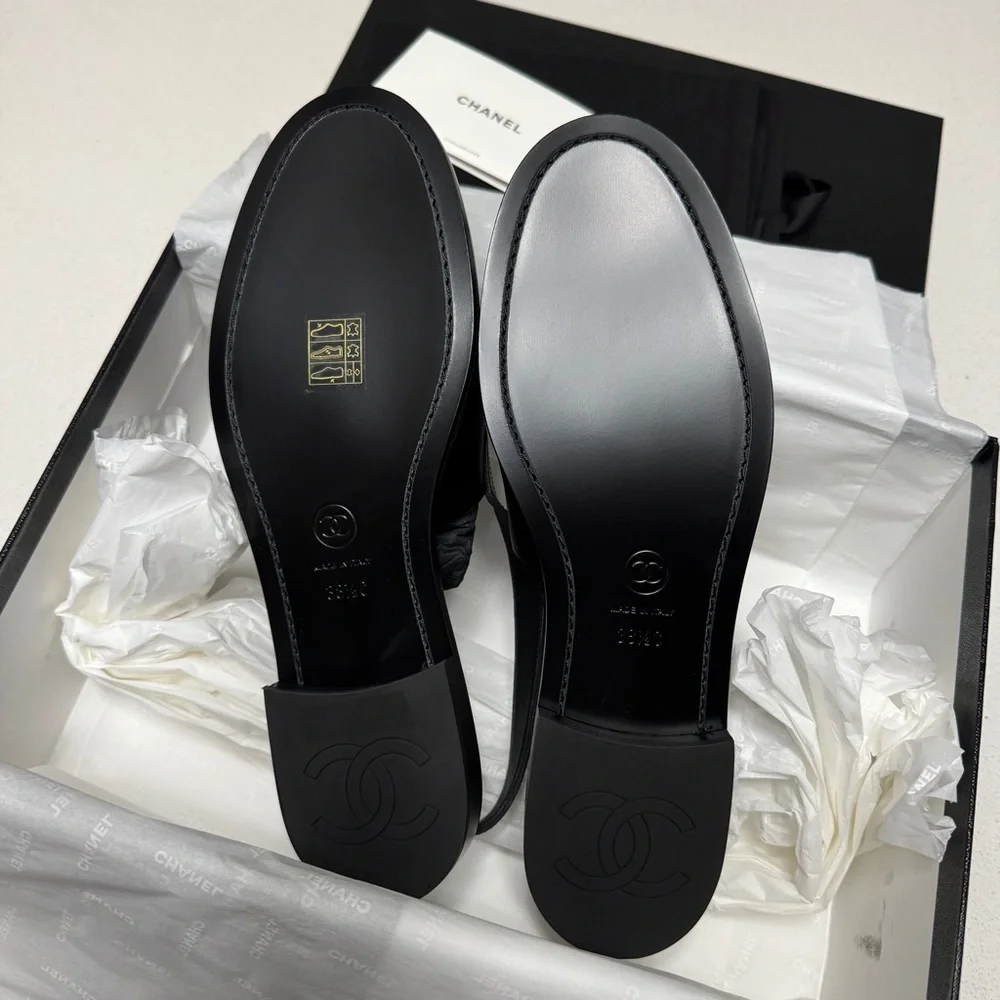 Chanel Slingback Loafers | NIB | Size 38.5C - Picture 9 of 12